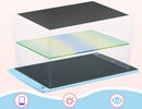 Kit 50 Lousa Mágica Tela Lcd Tablet Infantil De Escrever E Desenhar 8.5 Polegadas