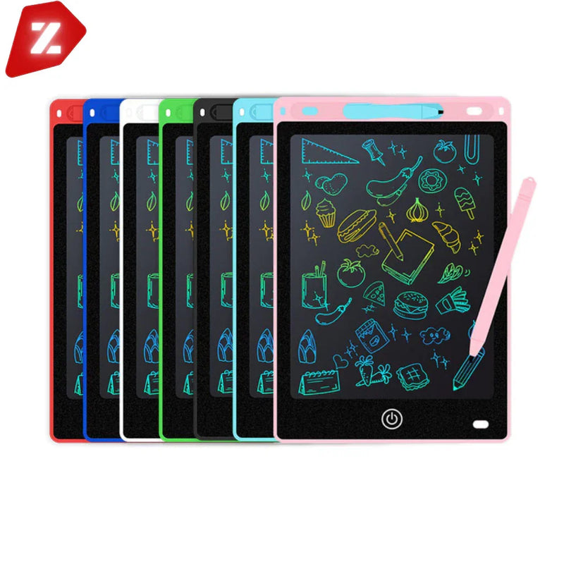 Kit 50 Lousa Mágica Tela Lcd Tablet Infantil De Escrever E Desenhar 8.5 Polegadas